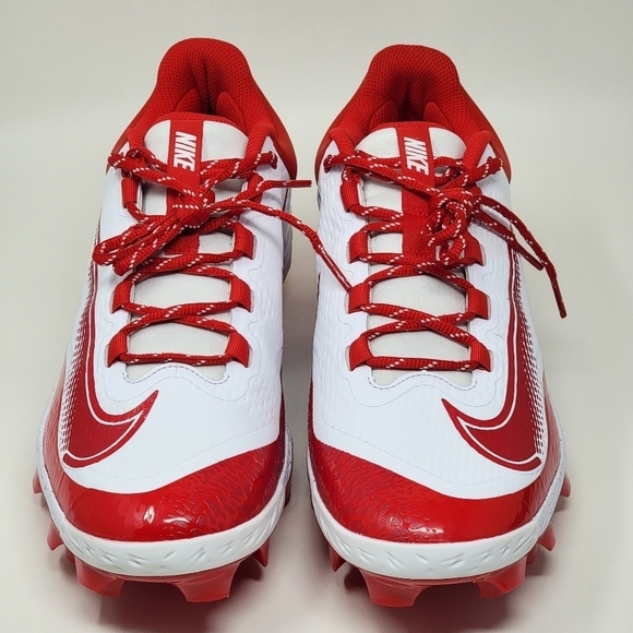 Nike Alpha Huarache Elite 4 MCS Cleats White Red FD6255-105 Men\'s Size 12 New main image 3